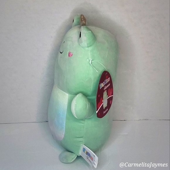 🎁 GAVE AS FREE GIFT W ORDER ❤️ FENRA 🐸 Green Frog w/Crown HugMee Squishmallow - Picture 6 of 8